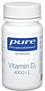 Pure Encapsulations Vitamin D3 4000IE - Ganzjährig die Versorgung sicherstellen - 60 Kapseln