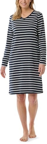 Schiesser Damen Casual Essentials Nachthemd, Nachtblau_181745, 50