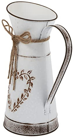 HOLIDYOYO Vase à Fleurs Métal Vintage Pot Décoratif Fer pour Bouquets Centre De Table Élégant Ornement pour Maison Bureau Boutique Et Jardin