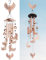 NiHome Campanelli a vento in metallo Thunderbird fatti a mano per giardino, decorazione patio, campanelli a vento in metallo, durevoli, resistenti alle intemperie, per portico interno/esterno, design