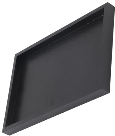 ASAHTA Bandeja de Madera para Servir, Bandeja, Forma Rectangular Rectángulo de Madera Maciza Té Café Bocadillos Platos de Comida Bandeja de Comidas Bandejas de Restaurante,