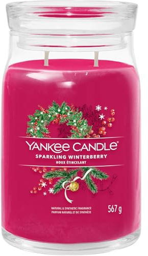 Yankee Candle Sparkling Winterberry Large Jar