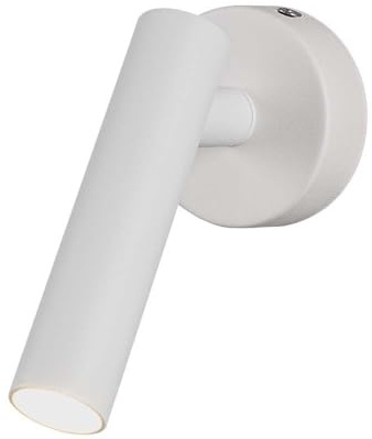 V-TAC VT-412-M Faretto LED Orientabile applique comodino da parete luce lettura colore bianco 3000K tipo lampada hotel - sku 10292