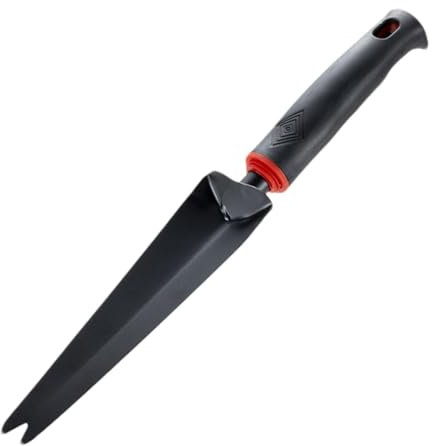 Bêche à racines – Bêche de drainage des racines | Outil pour en pot en acier au carbone | Pelles de jardinage polyvalentes avec poignée ergonomique, outil de plantation de fleurs pour