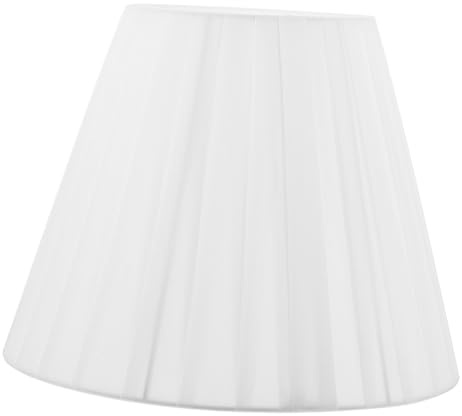 SMASOLO Pantalla de Lámpara de Escritorio Plisada de Tejido Estructura Simple Fácil Instalación y Diseño Elegante para Lámpara de Mesa