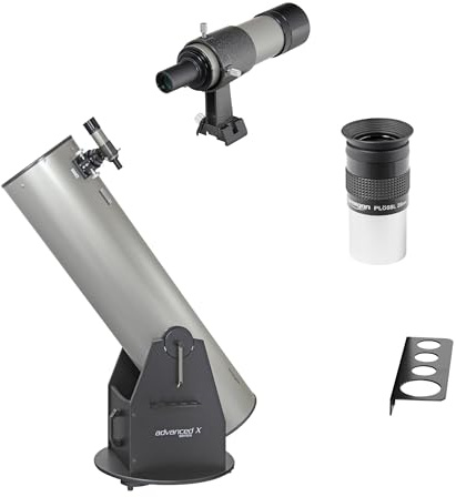 Télescope Dobson Omegon Advanced X N 304/1500 | Télescope à Miroir Puissant | Ouverture 12 | Miroir parabolique | Utilisation Simple | Observation du Ciel Profond et des planètes