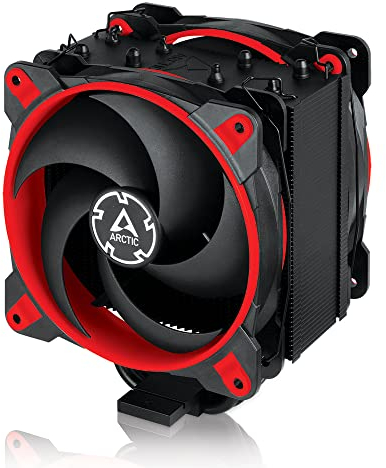 ARCTIC Freezer 34 eSports DUO - CPU Kühler, Tower CPU Luftkühler mit BioniX P-Serie Lüfter in Push-Pull, 120 mm PWM Prozessorlüfter, Intel und AMD kompatibel, LGA1700 kompatibel - Rot