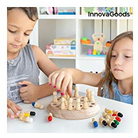 Jeux de mémoire en Bois Taeda InnovaGoods 26 Pièces