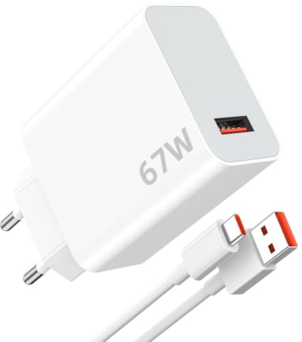 67 W turboladdare med USB C-laddningskabel för Xiaomi, 2 port 45 W USB C-laddare, USB-strömförsörjning, snabbladdare för Xiaomi 14T 13Pro 12T 14 Ultra Redmi Note 14s 13 Pro 11 11s Poco X7 Pro X6Pro