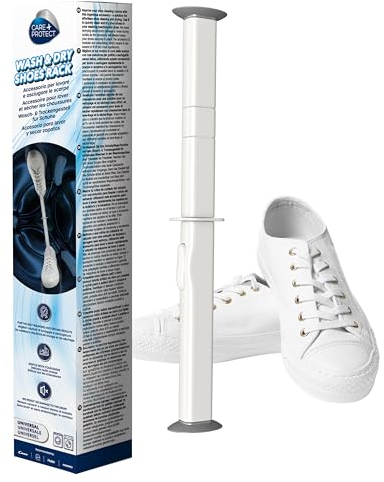 CARE+PROTECT Étendoir universel pour chaussures et baskets - Protégez vos chaussures et votre machine pendant le lavage et le séchage - Pour un résultat optimal - Universel - Design intelligent