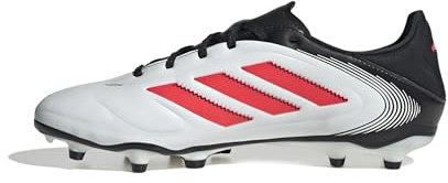 adidas Unisex COPA Pure III League FG/MG Football Boots, Cloud White/Lucid Red/Core Black, 38 EU