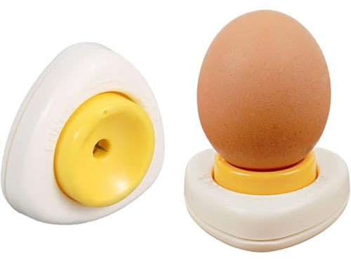 Egg Pricker for Boiled Eggs, Semi-Automatic Egg Pinhole Egg Piercer Safety & Easily Kitchen Pricker Egg Piercer Tool Egg Opener Egg Pricker for Raw Soft Hard Boiled Egg