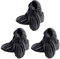 3 Pairs Reusable Overshoes,Non-Slip Washable Shoe Covers for Household Thickened Dustproof Indoor Boot Covers