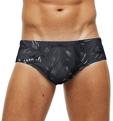 SEAUR Hommes Slips de Bian Bikini Sexy sans Couture Maillot Natation Maillot Bikini Bref Sexy pour Hommes pour Nager Sport Nautique - Style F - L