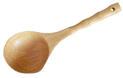 Yunmeryker Mestolo Da Sauna, Mestolo in Legno Robusto Ed Esteticamente Gradevole per Casa, Bagno E Giardinaggio.