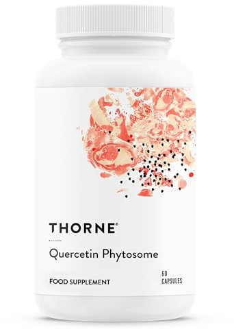 Thorne Quercetin Phytosome - Exklusiver Phytosom-Komplex für die Gesundheit des Immunsystems, zur Unterstützung der Atemwege und zur Linderung Saisonaler Allergien - 60 Kapseln