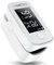 Pulsoximeter, Sauerstoffsättigung Messgerät Finger für Pulsfrequenz, Herzfrequenz und SpO2-Werte, Oximeter mit LED-Bildschirmanzeige, Batterien und Trageband inklusive (Weiß)