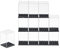 Acrylic Display Case for Minifigures & Collectibles - 12-Block Stackable, High-Transparency Storage Box