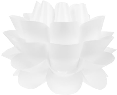 Angoily Lámpara De Mesa Pantalla De Loto Exquisita Cubierta De Lámpara Duradera De Techo Para Decoración De Hogar Para Fiestas Navideñas