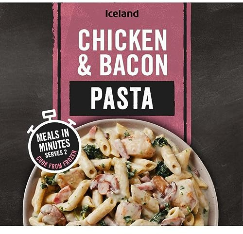 Iceland Meal in Bag Chicken and Bacon Creamy Pasta 750g (Frozen)