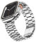 SUNFWR Compatible avec Bracelet Apple Watch 49mm en Acier INOX pour Hommes Femmes, Bracelet en Métal en Acier Inoxydable pour iwatch Ultra/Ultra 2, Edelstahl iWatch Bands(Argent)
