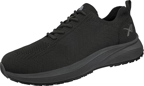 ALBATROS Mood Rutschhemmende Serviceschuhe – rutschfeste Gastronomieschuhe für Damen und Herren, sehr leicht - Non-Slip Sneaker – ideal für Service und Gastronomie Schwarz Größe 48