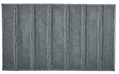 Kleine Wolke Badteppich Monrovia Schiefer 70 x 120 cm