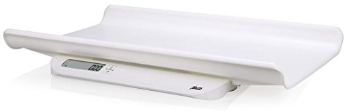 Alecto Bébé BC10 Básculas para Recién Nacidos y Bébés - Precisión de hasta 5 gramos - Pesa hasta 20 kg - Sigue el crecimiento de tu Bébé - Funciona con pilas (incluidas) - Blanco