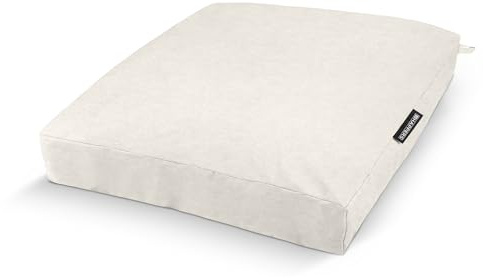 HAPPERS Cojín de Suelo Naylim Mate Impermeable Multiusos para Exterior, Banco y Palets - Comodidad y Versatilidad en un sólo Cojín Crudo 60x60