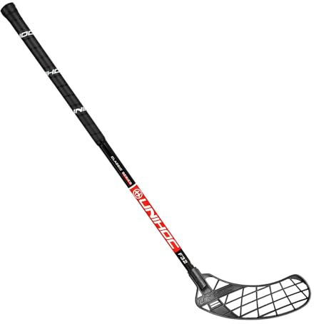 Unihoc Floorballschläger Unity Classic 32 | Verbessertes Griffband | Unity Blatt, härterer Flex-Schaft | 75 cm | Polyethylen | Glasfiber & Carbon Composite | IFF-Zertifikat
