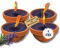 Lavalis - 4X Lavendel Kerze mit Duft in Terrakotta-Schale, Alternative zu Citronella-Kerze, Handbefüllte, Outdoor Kerze, Aus recyceltem Wachs, 15,5h Brenndauer, 5cm Flammenhöhe, für Hochzeit, 9,5cm Ø