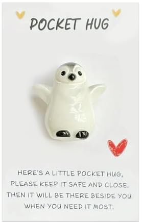 Penguin Pocket Hug Gift, Cute Penguin Decoration for Friends, Lovers, Birthday, Wedding