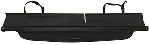 PYDing Kofferraumabdeckung Vorhang für Kia Carens 2007-2012,Einziehbarer Kofferraumabdeckung Rollo Cargo Cover Privatsphäre Zubehör