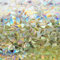 Finnez Privacy Window Film - Self Adhesive No Glue Frosted Stained Static Cling, Removable Decorative Window Stickers for Home Apartment Bedroom kitchen - Rainbow Laser 44.5 x 200 cm