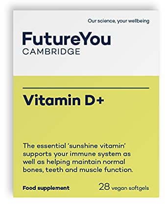 Vitamin D+ Softgel Capsules - Vegan Highly Bioavailable Sunflower Formulation - 28 Day Supply
