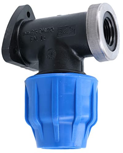 20mm x 1/2 MDPE codo de pared exterior grifo roscado conector curva