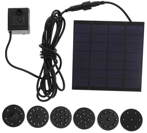 POPETPOP Bomba De Agua Bomba De Fuente Solar para Baño De Pájaros Bombas De Agua Fuente De Agua con Energía Solar Bomba De Panel Solar Fuente De Agua Solar Pecera Bomba De Acuario Buceo