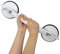 Mannicix Shower Handles for Seniors 46 cm, Bath Handle without Drilling, Grab Rail with Suction Cup, Handle Shower for Bathroom Toilet, Bath Tubs Entry Aid for Elderly People