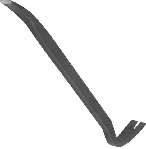 Hardys Hand Tools - Heavy Duty 18 Treated Carbon Steel Crow Bar, Swan Neck Wrecking Bar with Chisel End, Ideal Tools for Men, Crow Bars for Lifting Floorboards, Removing Nails