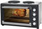 Syntrox 60 L l Mini Backofen Kochplatten Sosix | Kleinküche | Miniofen | Pizzaofen, 2500 Watt, inklusive Zubehör, für kleine Küchen, Küchengerät