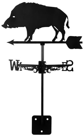 HANABASS Wetterhahn Windrichtungsanzeiger Aus Rustikale Garten-Dekoration Für Außenbereich Stabil Und Langlebig Für Gärten Und Dächer Kreatives Für Gartenliebhaber