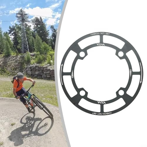Skydd och säkerhet med BCD104 mm enkelskiva kedjeskydd för mountainbike (32T-36T)