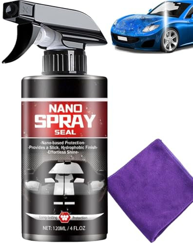 Nano, sigillante spray per auto in ceramica rapida per auto shine nexa 3 in 1 ad alta protezione, rimozione graffi per riparazione vernice (1 pezzi)