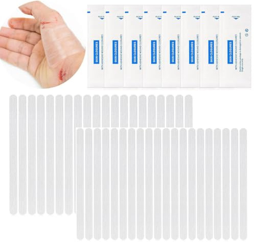 Wundverschlussstreifen 40er-Pack Klammerpflaster Strips Hautverschlüsse steril