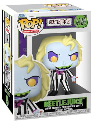 Funko Pop! Animation: Animated Beetlejuice - Beetlejuice - Collectable Vinyl Figure - Gift Idea - Official Merchandise - Toys for Kids & Adults - Cartoon/Animation Fans