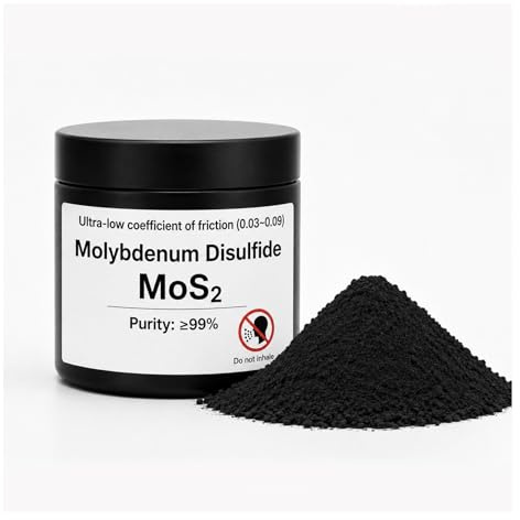 Molybdenum Disulfide Pulverformigt smörjmedel MoS2 Renhet 99,5% Torr smörjning Hög temperatur Anti-friktion 3000 Mesh