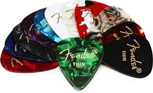 Fender 351 Celluloid Medley Picks, T (12 Stück), 0980300100
