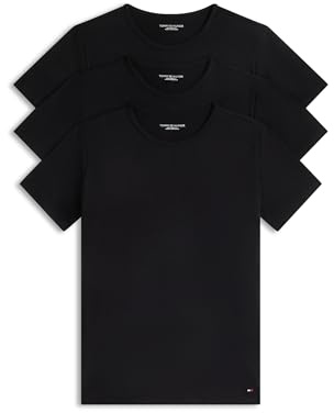 Tommy Hilfiger herr S/S T-shirt, Svart/svart, L