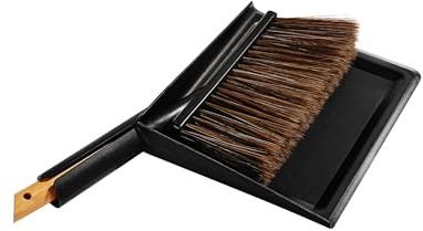 cleangang Schaufel und Besen Set, Kehrblech und Handfeger Besen mit Kehrschaufel - für mühelose Sauberkeit bis in den letzten Winkel