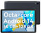 Hakaug Tablet 10.1 Inch Android 14 Octa-core with 10 GB+128GB Tablets, 5MP+8MP Camera, Widevine L1, 5000mAh Battery, Bluetooth 5.0 Tablet PC, 3.5mm Headphone Jack (Black)